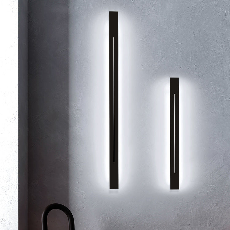 Linear Shape Metal Wall Lighting Idea Modern Style 1 Light Wall Mounted Light Fixture