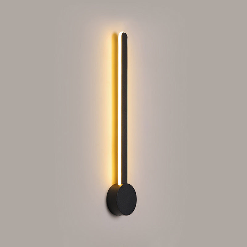 Aluminum Straight Wall Light Modern Style LED Wall Sconce for Living Room