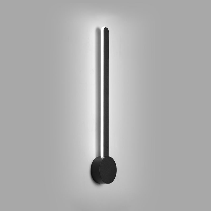 Aluminum Straight Wall Light Modern Style LED Wall Sconce for Living Room
