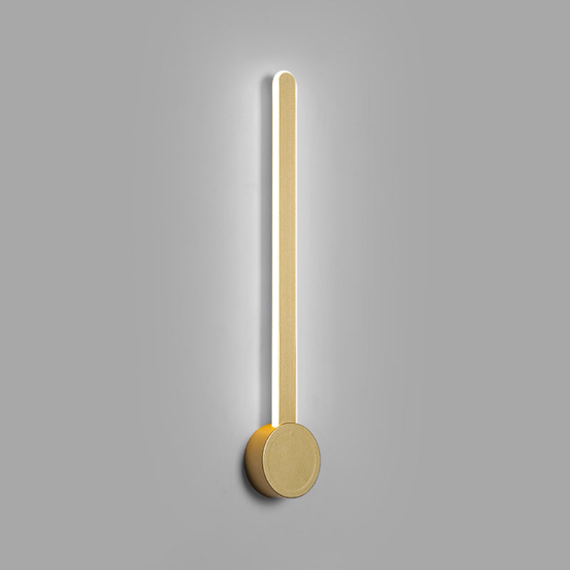 Aluminum Straight Wall Light Modern Style LED Wall Sconce for Living Room