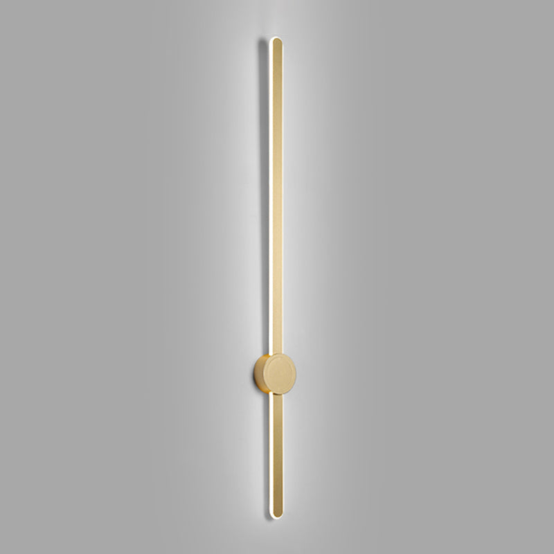 Aluminum Straight Wall Light Modern Style LED Wall Sconce for Living Room