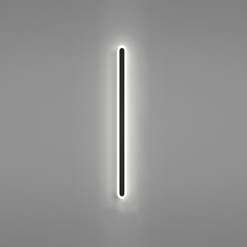 Linear Shape Metal Wall Mount Lighting Modern Style 1-Light Wall Mounted Light Fixtures