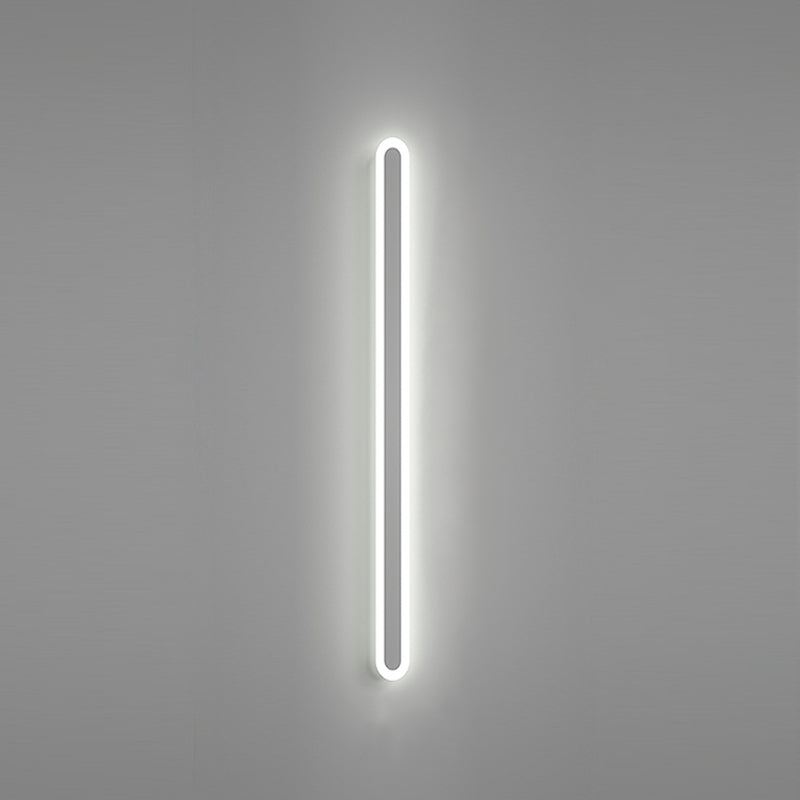 Linear Shape Metal Wall Mount Lighting Modern Style 1-Light Wall Mounted Light Fixtures