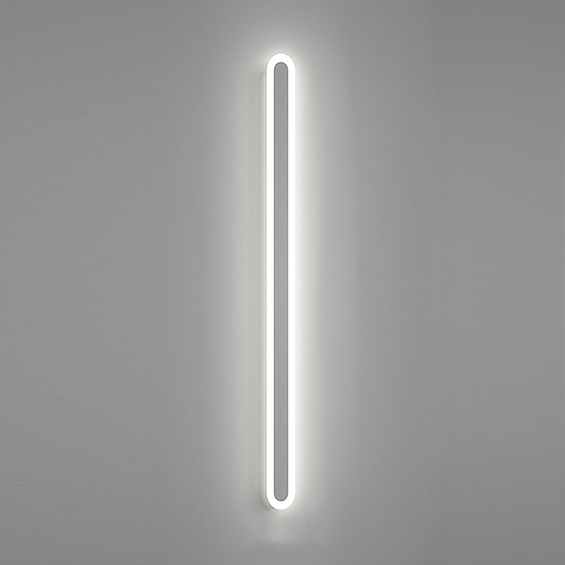 Linear Shape Metal Wall Mount Lighting Modern Style 1-Light Wall Mounted Light Fixtures