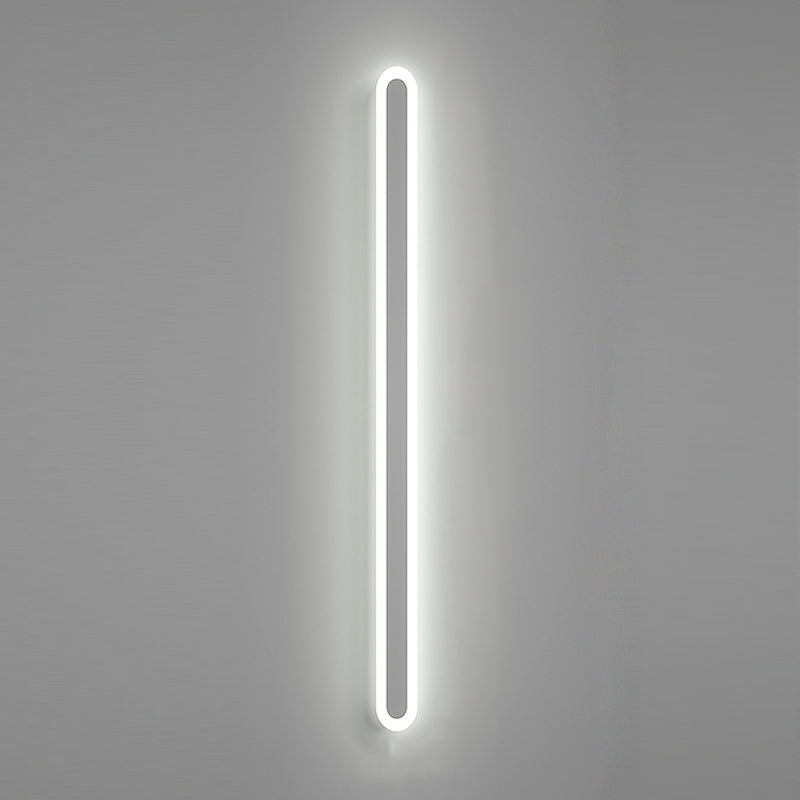 Linear Shape Metal Wall Mount Lighting Modern Style 1-Light Wall Mounted Light Fixtures