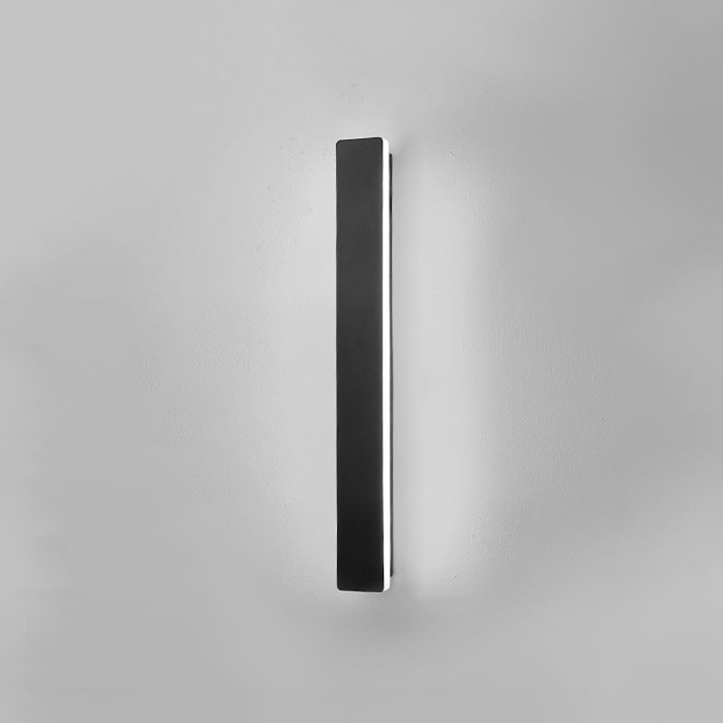 Metal Straight Wall Light Modern Style LED Wall Sconce for Living Room