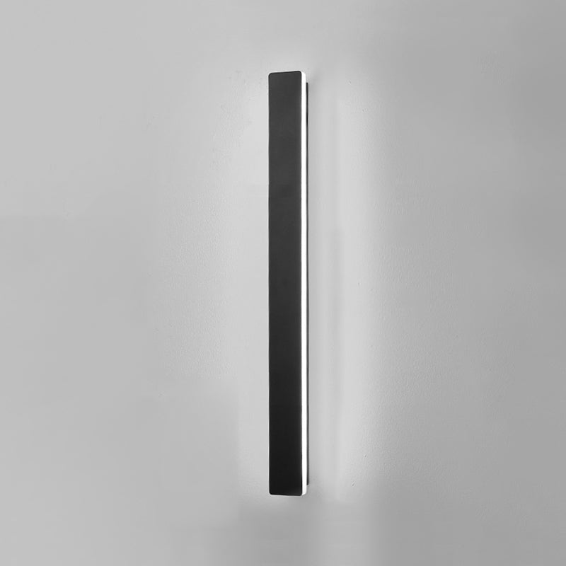 Metal Straight Wall Light Modern Style LED Wall Sconce for Living Room