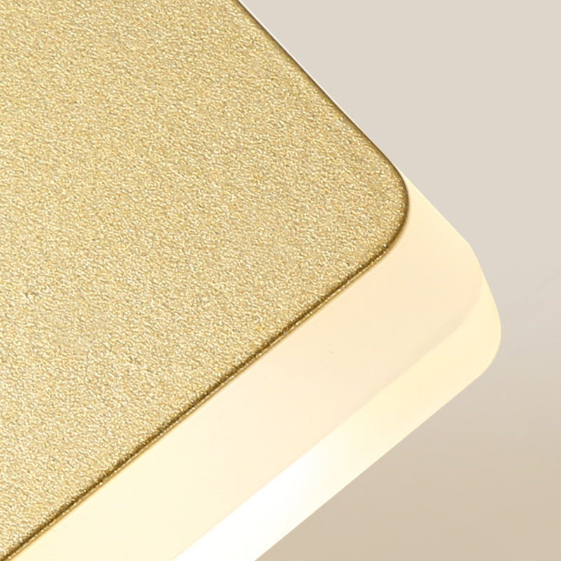 Metal Straight Wall Light Modern Style LED Wall Sconce for Living Room