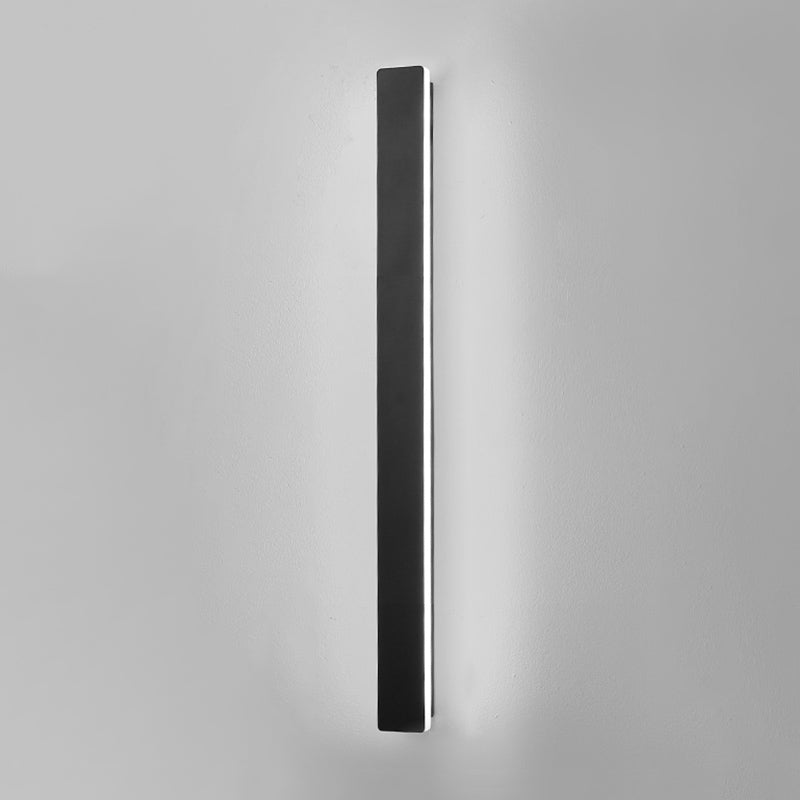 Metal Straight Wall Light Modern Style LED Wall Sconce for Living Room