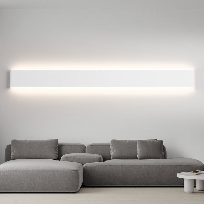 Square Shape Metal Wall Mount Lighting Modern Style 1-Light Wall Mounted Light Fixture