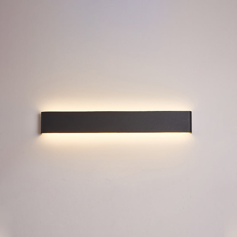 Square Shape Metal Wall Mount Lighting Modern Style 1-Light Wall Mounted Light Fixture