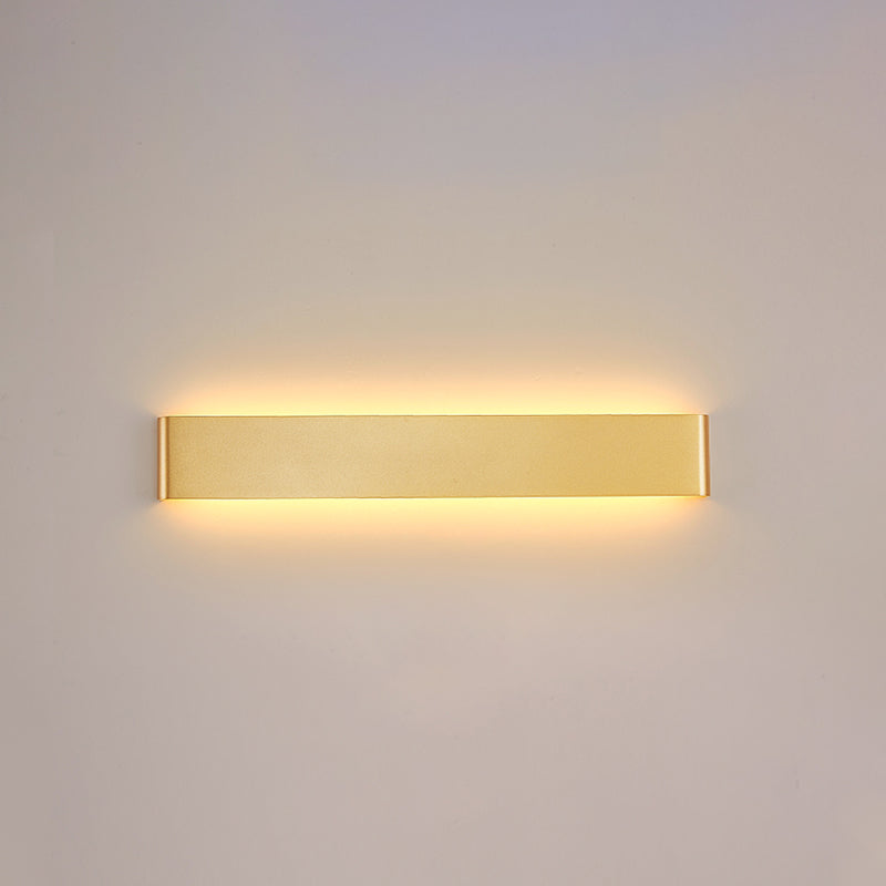 Square Shape Metal Wall Mount Lighting Modern Style 1-Light Wall Mounted Light Fixture