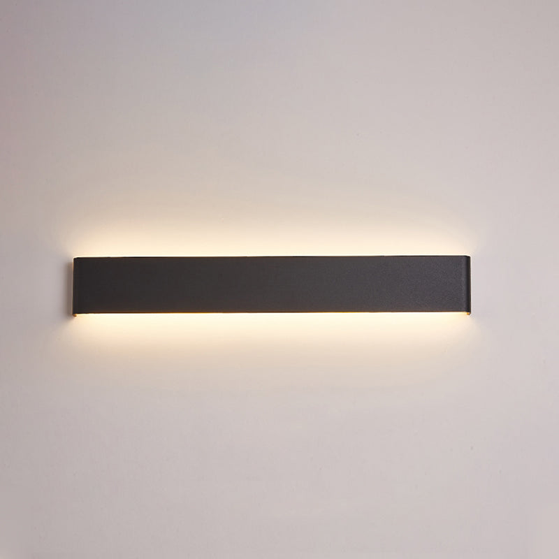 Square Shape Metal Wall Mount Lighting Modern Style 1-Light Wall Mounted Light Fixture