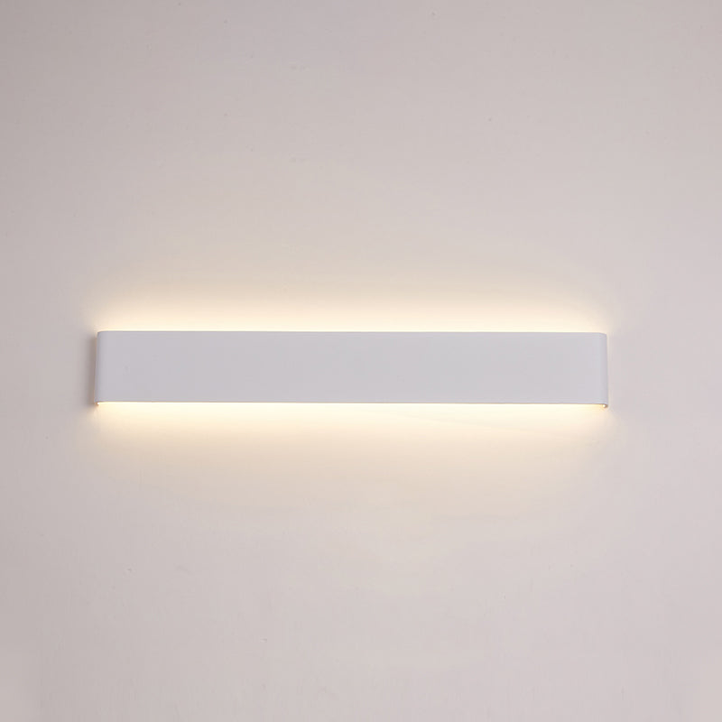 Square Shape Metal Wall Mount Lighting Modern Style 1-Light Wall Mounted Light Fixture