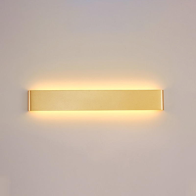 Square Shape Metal Wall Mount Lighting Modern Style 1-Light Wall Mounted Light Fixture