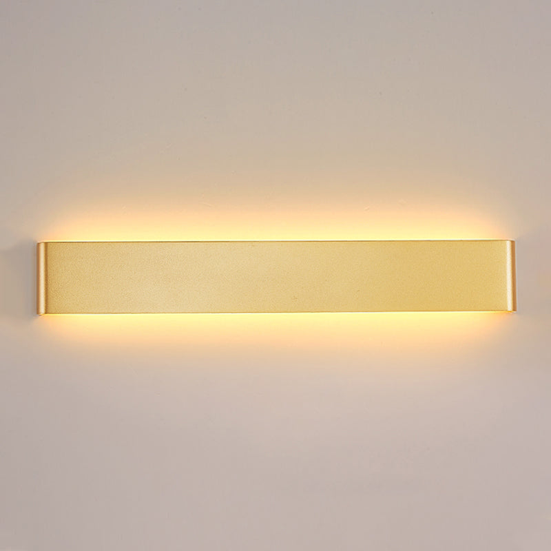 Square Shape Metal Wall Mount Lighting Modern Style 1-Light Wall Mounted Light Fixture