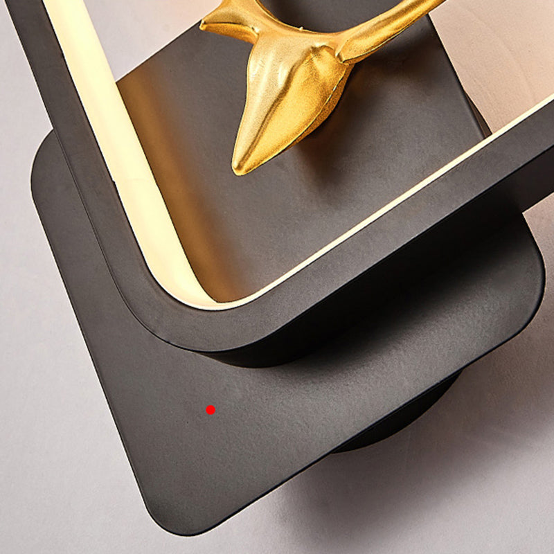 Metal Geometric Shape Wall Light Nordic Style LED Wall Sconce for Bedroom