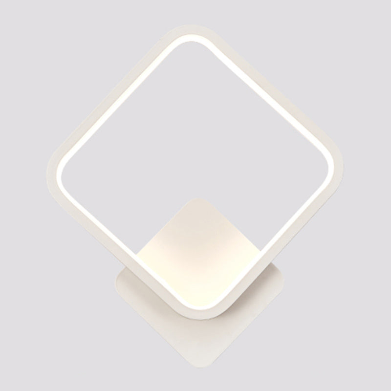 Metal Geometric Shape Wall Light Nordic Style LED Wall Sconce for Bedroom