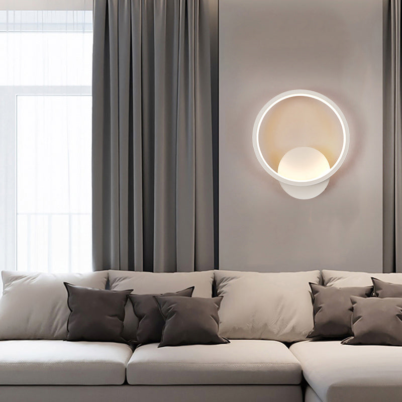 Metal Geometric Shape Wall Light Nordic Style LED Wall Sconce for Bedroom