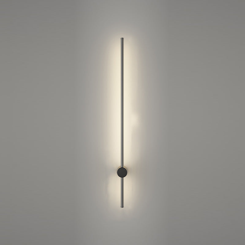 Linear Shape Metal Wall Mount Lighting Modern Style 1 Light Wall Mounted Light Fixture