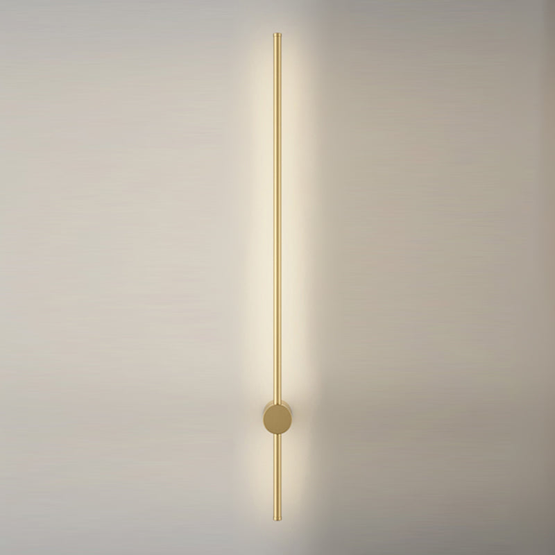 Linear Shape Metal Wall Mount Lighting Modern Style 1 Light Wall Mounted Light Fixture