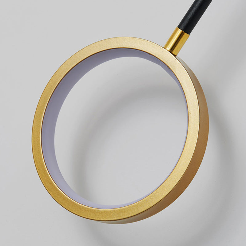 Contemporary Style Metal Wall Light Geometric LED Wall Sconce for Bedroom