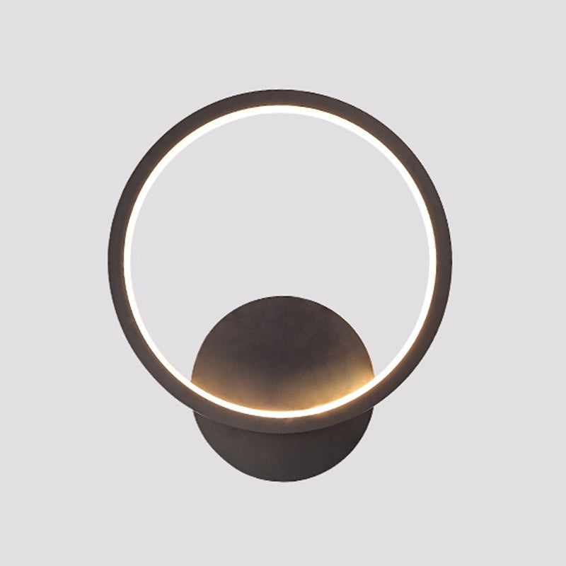 Metal Geometric Shape Wall Mount Lighting Modern Style 1-Light Wall Mounted Light Fixture