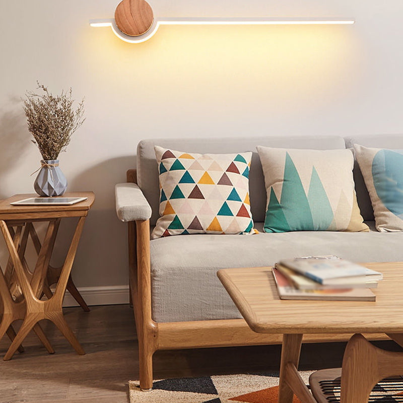 Metall lineare Formwandmontage Beleuchtung moderner Stil 1-Licht-Wandmontageleuchte