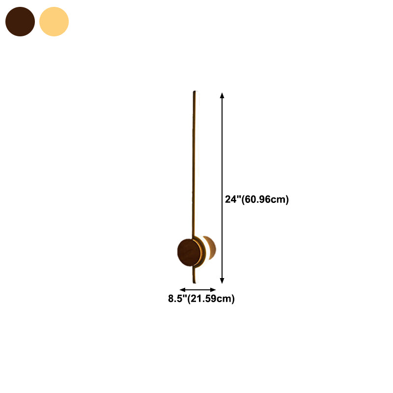 Metall lineare Formwandmontage Beleuchtung moderner Stil 1-Licht-Wandmontageleuchte