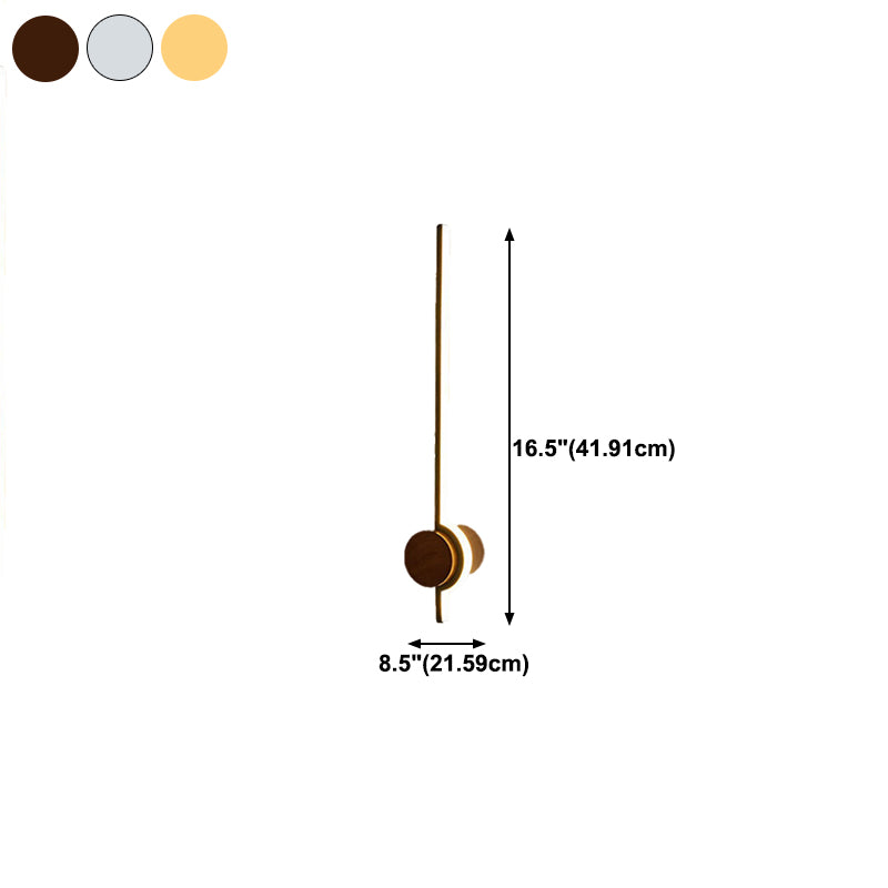 Metall lineare Formwandmontage Beleuchtung moderner Stil 1-Licht-Wandmontageleuchte
