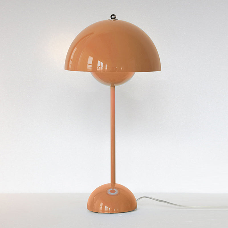 Dome Bedroom Table Lamp Metal Minimalist Style Night Table Lamp