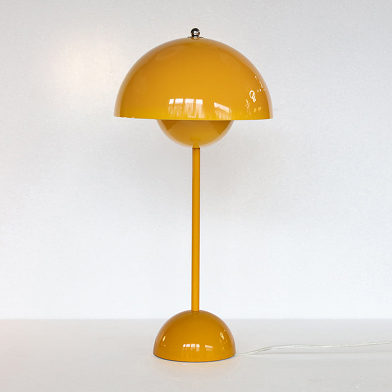 Dome Bedroom Table Lamp Metal Minimalist Style Night Table Lamp