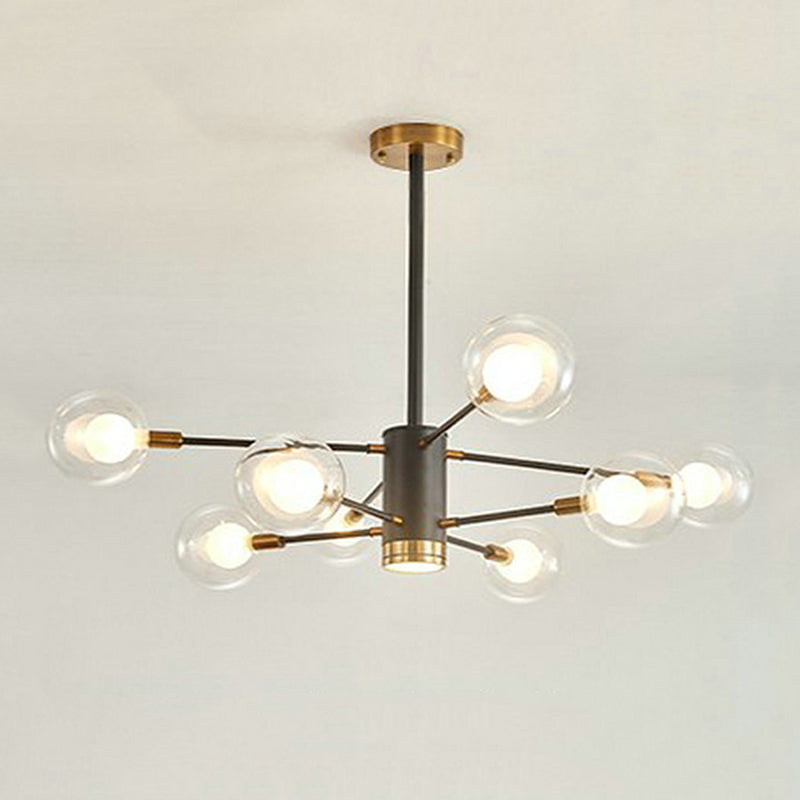 Contemporary Spherical Shade Pendant Chandeliers Glass Chandelier Lighting Fixtures