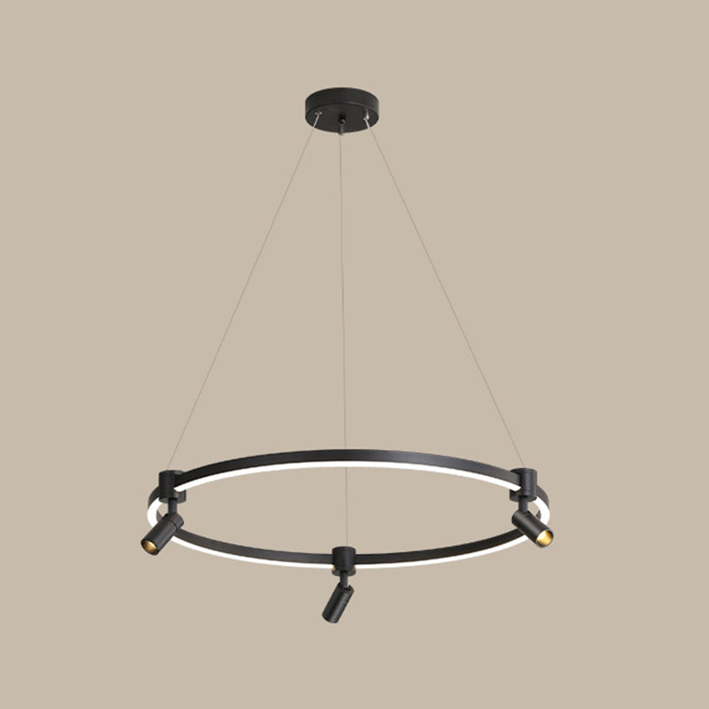 Linear Shape Metal Pendant Light Fixtures Modern Style 4 Light Hanging Light Fixtures