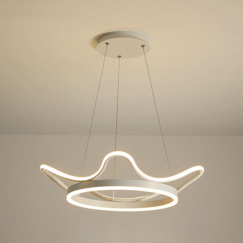 Lineare Formmetallanhänger Leuchten moderner Stil 2-Licht-Hangleuchten