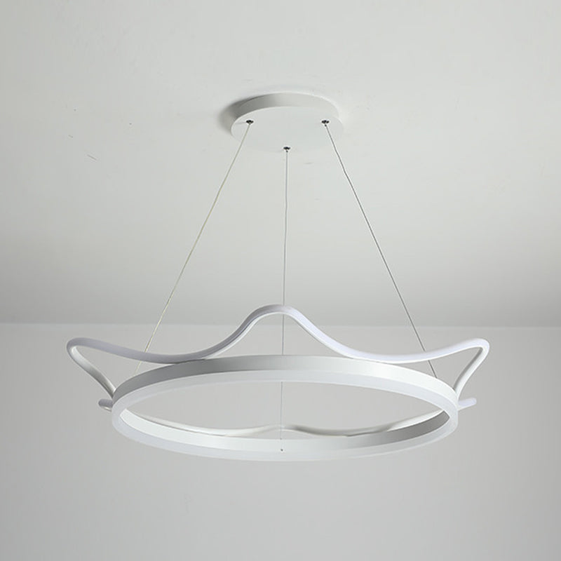 Linear Shape Metal Pendant Light Fixtures Modern Style 2-Light Hanging Light Fixtures