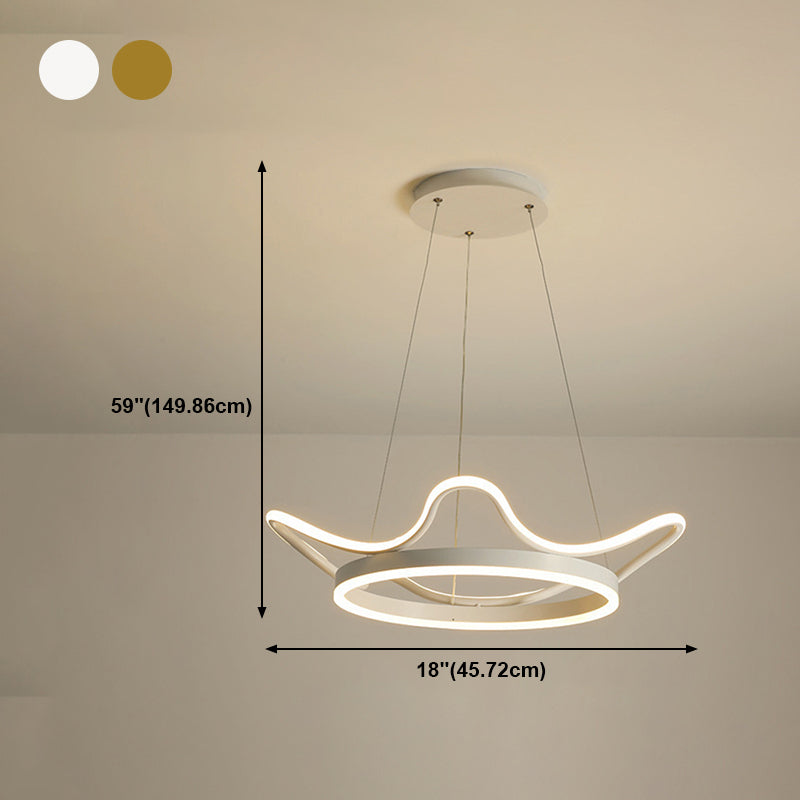 Linear Shape Metal Pendant Light Fixtures Modern Style 2-Light Hanging Light Fixtures