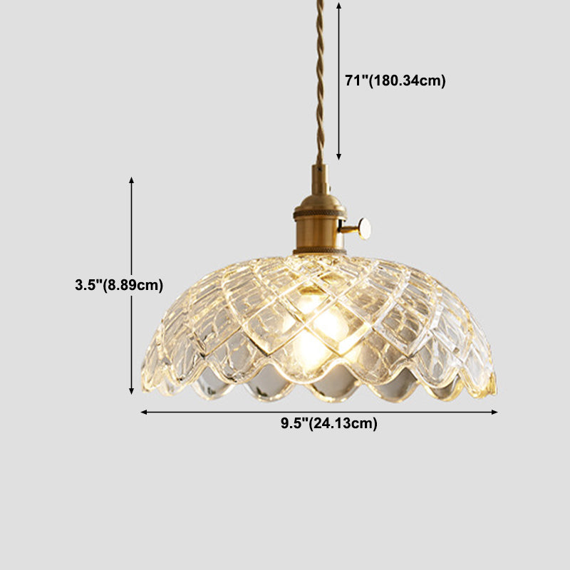 Nordic Style Hanging Light Creative Glass Pendant Lighting Fixture for Dining Room