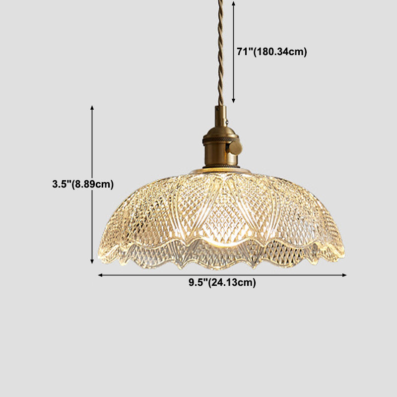 Nordic Style Hanging Light Creative Glass Pendant Lighting Fixture for Dining Room