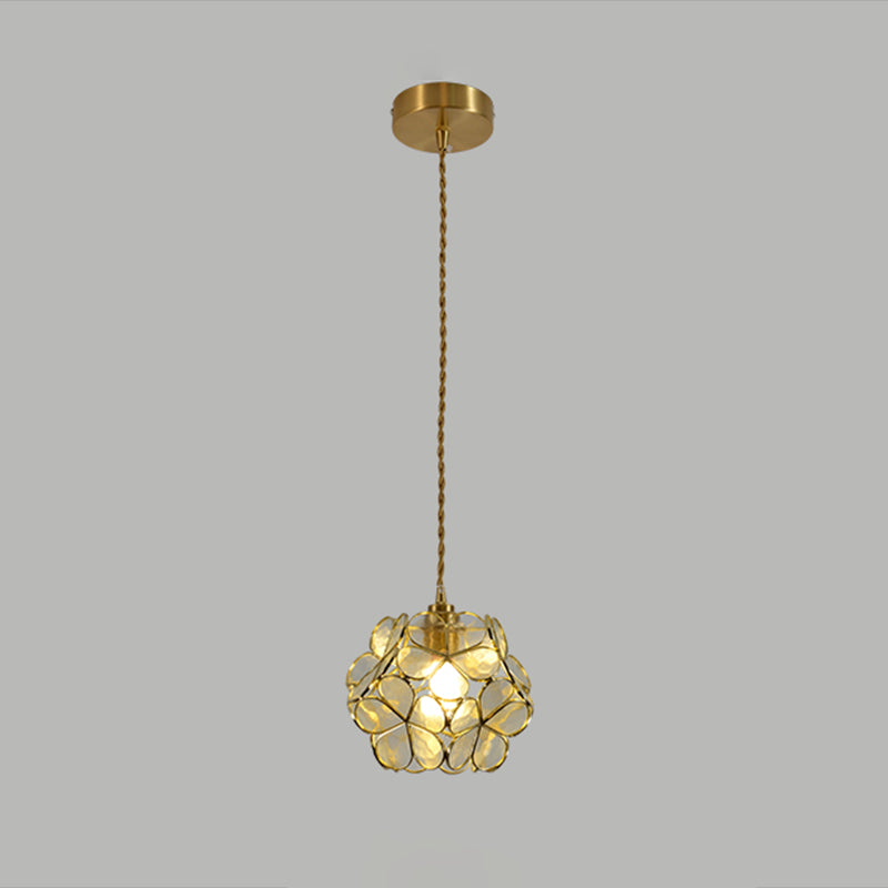 Glass Hanging Pendant Light Tiffany Style Suspension Pendant Light