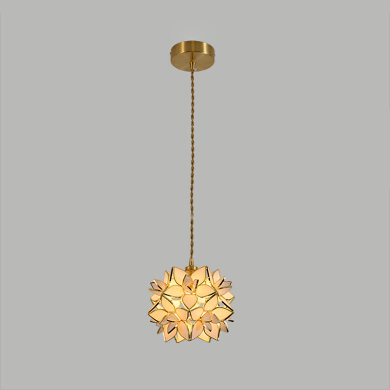 Glass Hanging Pendant Light Tiffany Style Suspension Pendant Light