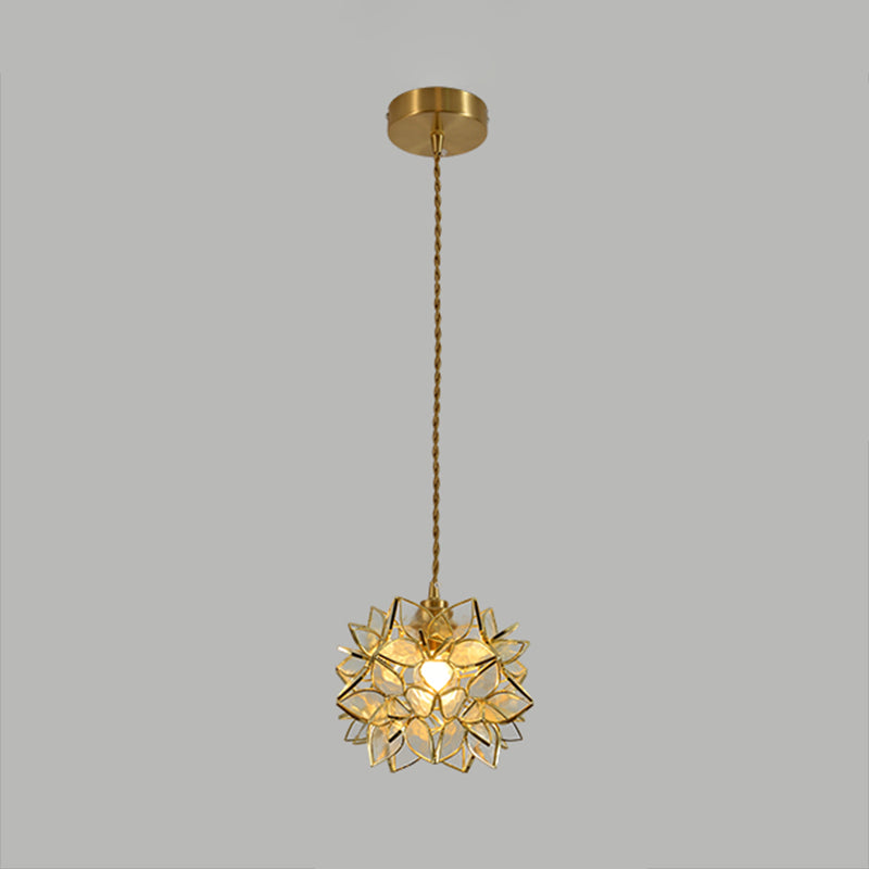 Glass Hanging Pendant Light Tiffany Style Suspension Pendant Light