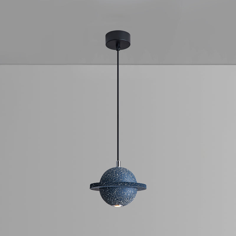 Modern Style Spherical Shape Pendant Lighting Stone Pendant Light for Bedroom