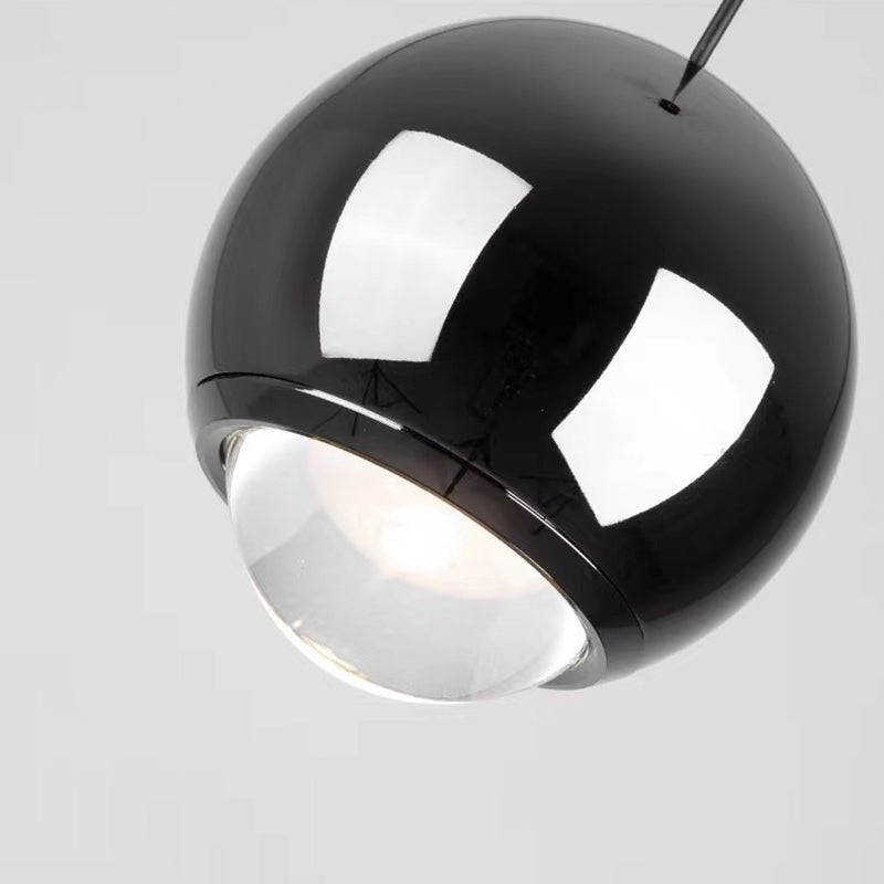 Modern Style Spherical Shape Pendant Lighting Metal 1 Light Pendant Light for Bedroom