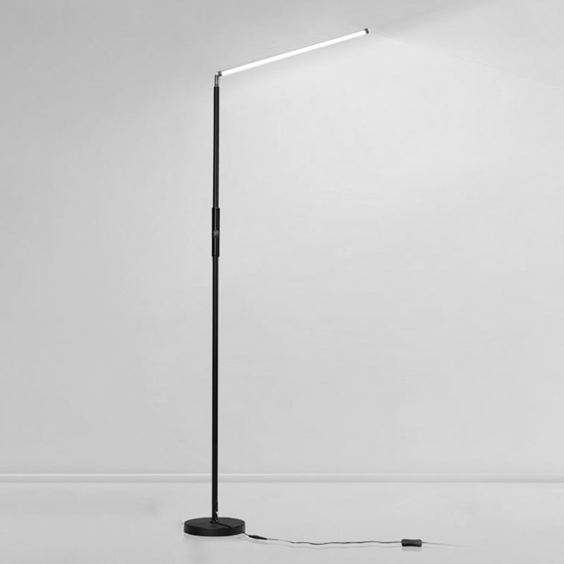 Nordic Linear Floor Lamp Metal 59" High LED Floor Light for Living Room