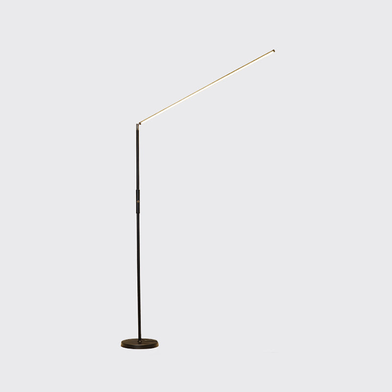 Nordic Linear Floor Lamp Metal 59" High LED Floor Light for Living Room