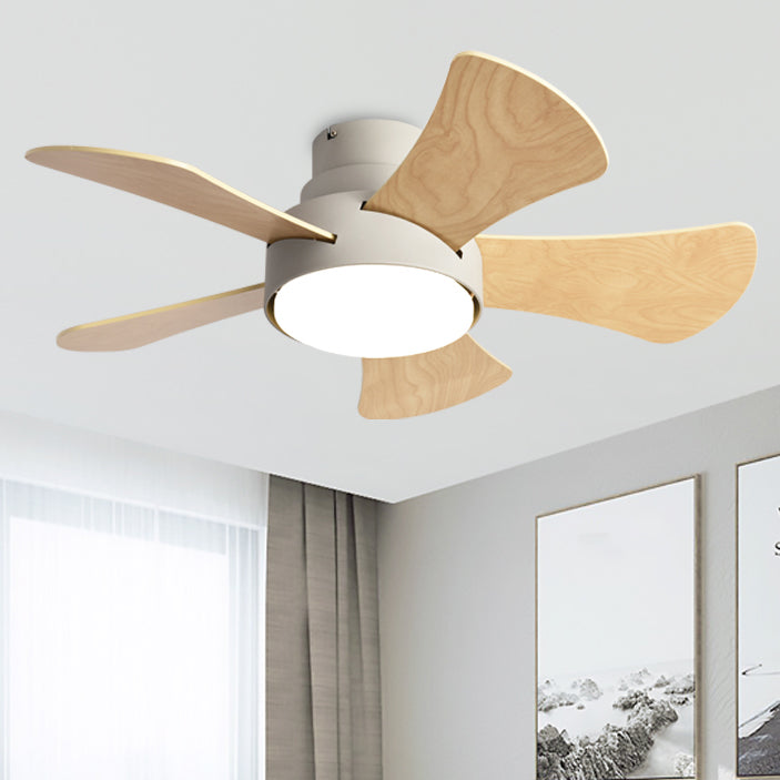 Ceiling Fan Light Metal Nordic Style LED Ceiling Flush Mount for Bedroom