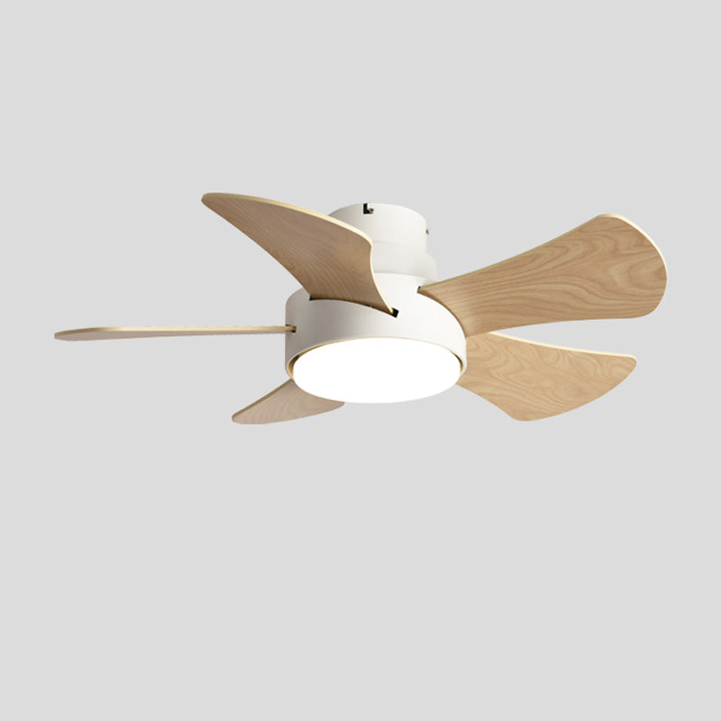 Ceiling Fan Light Metal Nordic Style LED Ceiling Flush Mount for Bedroom