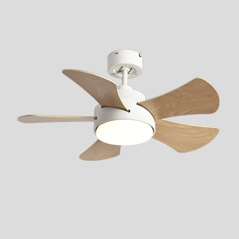 Ceiling Fan Light Metal Nordic Style LED Ceiling Flush Mount for Bedroom