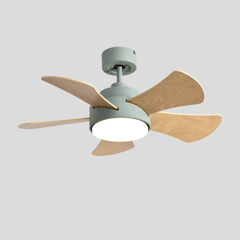 Ceiling Fan Light Metal Nordic Style LED Ceiling Flush Mount for Bedroom